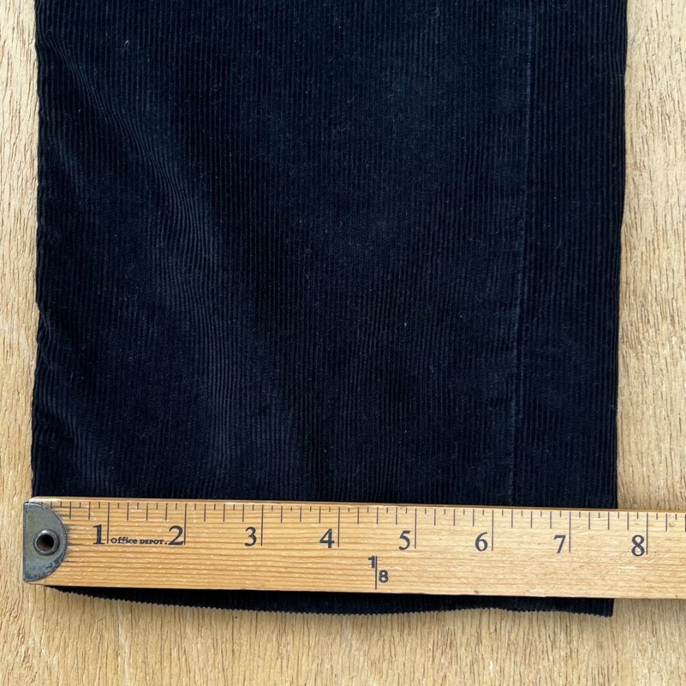 BANANA REPUBLIC PIMA COTTON CORDUROY STRAIGHT JEANS MEN’S sz 34W 34L Black - Picture 12 of 12